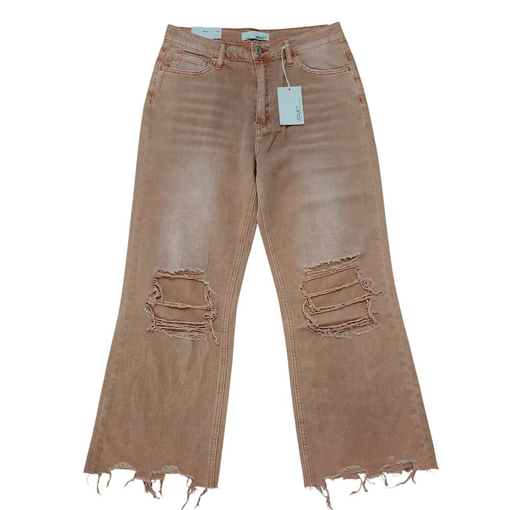 NWT Vervet 90's Flare Jean Pink Size 28